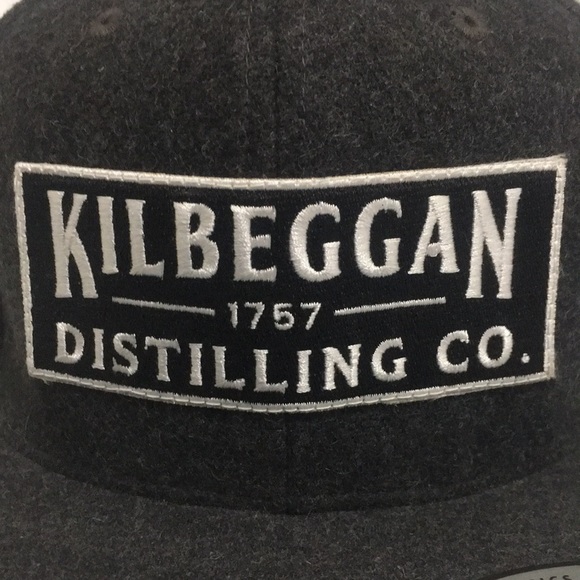 NWT Kilbeggan Distilling Co 1757 Hat SnapBack adjustable cap gray wool NWT - Picture 2 of 9